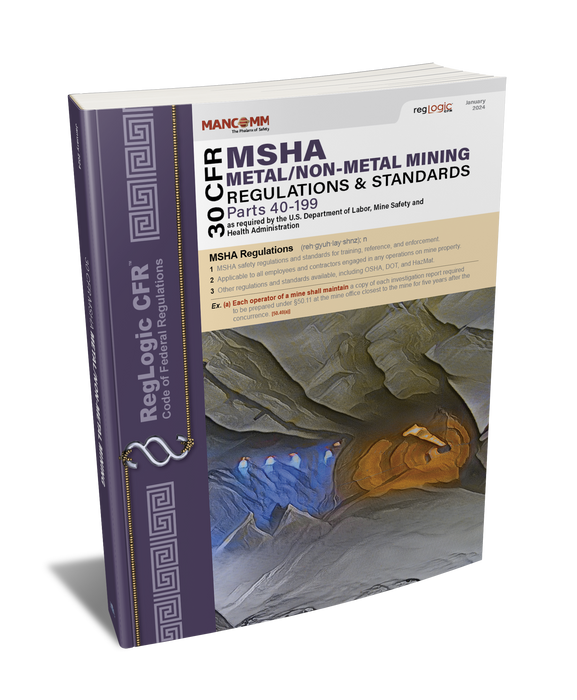 MSHA Metal/Non-Metal Mining Regulations & Standards (01-24)