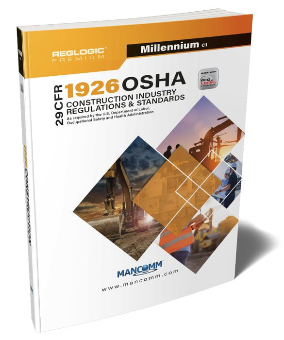 29 CFR 1926 OSHA Construction Industry Regulations & Standards  Millennium c1 PREMIUM