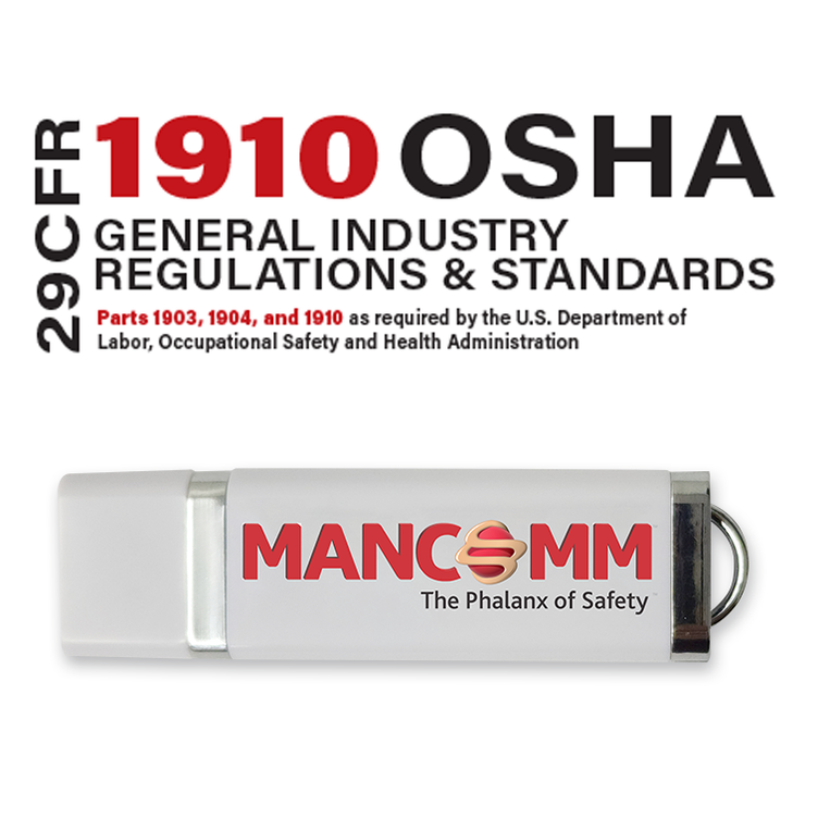 OSHA General Industry Regulations & Standards USB —