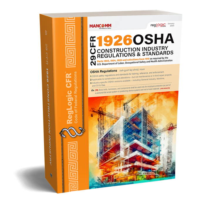 OSHA Construction Regulations & Standards (f1 01/25)