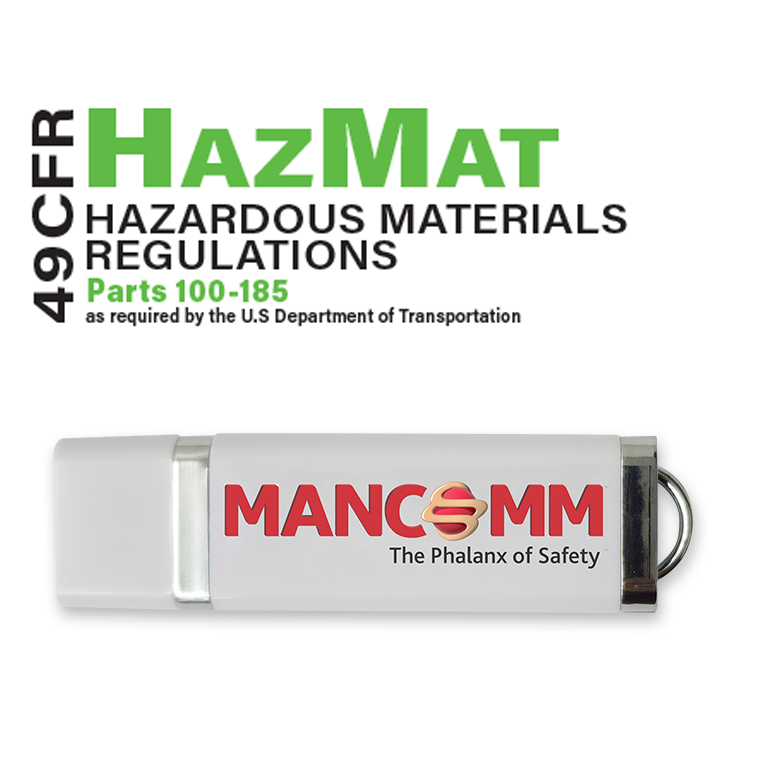 Hazardous Materials Regulations: Parts 100-185 USB - March 2024 