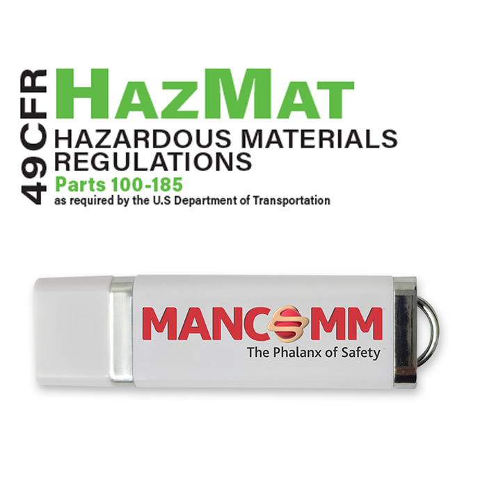 Hazardous Materials Regulations: Parts 100-185 USB