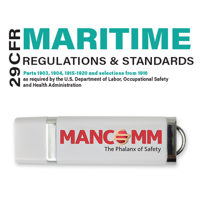 OSHA Maritime Regulations & Standards USB