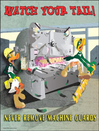 CLASSIC - Machine Guards Safety Poster