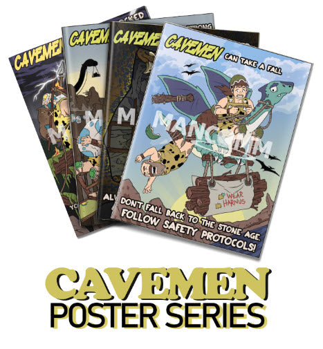 CAVEMEN Safety Poster Series - (Set of 12)